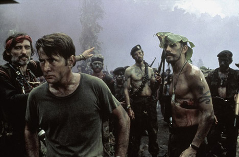 Scene from Apocalypse Now with Sheen Hopper and Forrest