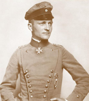 Portrait of Red Baron Von Richthofen