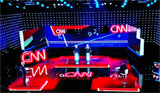 Bernie Sanders and Hillary Clinton at the CNN debate