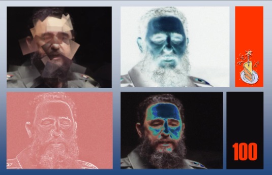 Photo montage of Fidel Castro, composition by Thursday Review