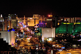 Las Vegas at night