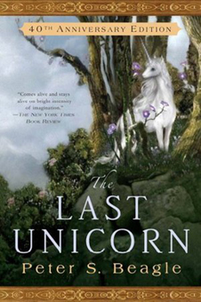 The Last Unicorn 40th anniversary cover art