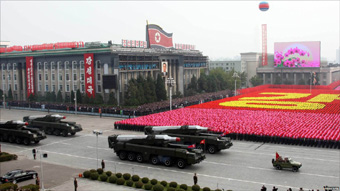 North Korea parade