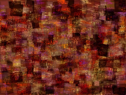 Detail from acrylic painting