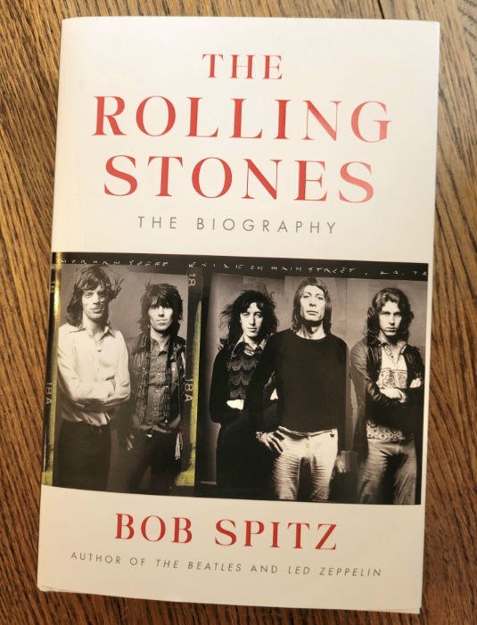 Photo of Bob Spitz's book The Rolling Stones; Penguin Press, N.Y.