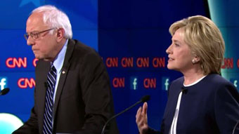 Bernie Sanders vs Hillary Clinton at NYC debate