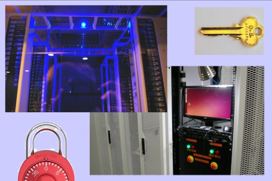 Photo composition by Thursday Review; photos of servers and key Alan Clanton