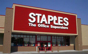 Staples store front