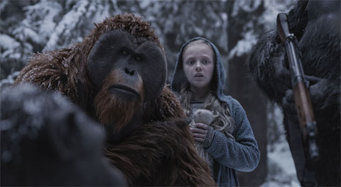 Scene from War for the Planet of the Apes