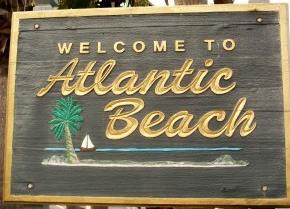 Sign for Atlantic Beach, Florida
