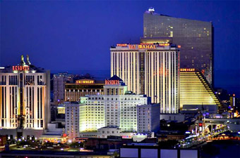 Atlantic City night skyline