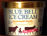 Blue Bell ice cream