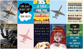 planes and book cover art