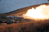 Rocket booster test, NASA