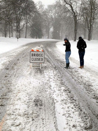 Bridge closed