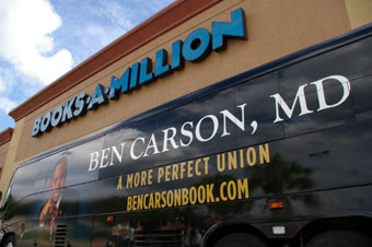 Ben Carson's Tour Bus