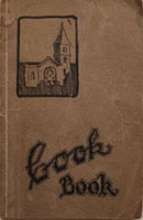 antique cookbook cover
