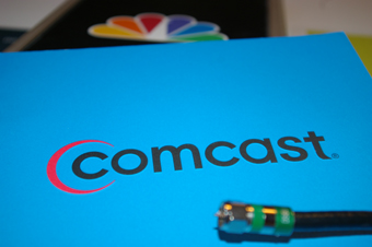 Comcast logo with cable