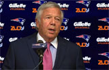 Patriots' owner Robert Kraft addressing reporters