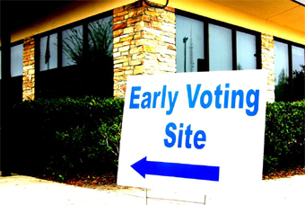Early Voting sign