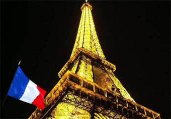 Eiffel tower in Paris France
