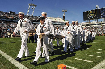 Field Service members at Everbank field