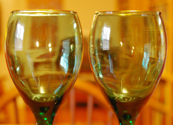 wine goblets