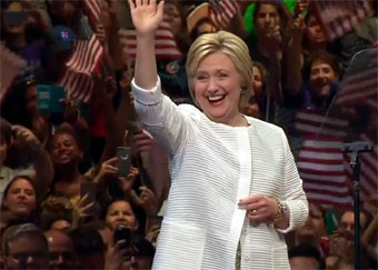 Hillary Clinton, DNC nominee