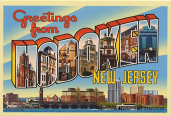Hoboken, NJ vintage postcard