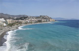 Beach scene in Spain