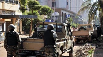 scene of Mali attack