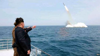 Sub Missile Launch