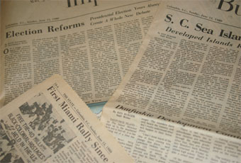 old newspapers