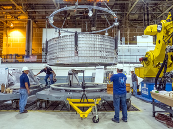 Welding on Orion