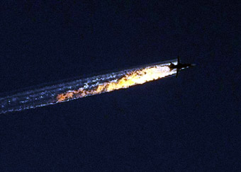 Russian Bomber crash