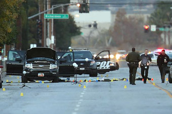 Scene of San Bernandino shootout