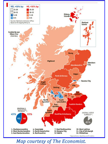 Map of Scotland