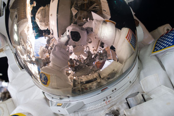 Space Selfie by Scott Kelly