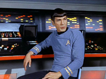 Leonard Nimoy as Spock in Star Trek