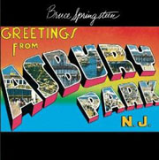 Bruce Springsteen; Greetings From Ashbury Park album cover