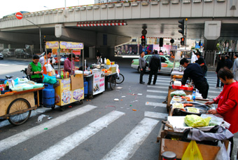 Street food vendor