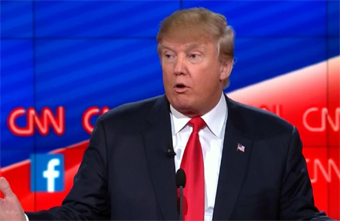 Donald Trump at last GOP debate