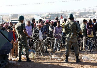 Turkish Soldiers at the border