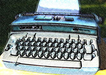 artistic typewriter