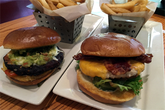 Black Bean & Turkey burgers at Chili's