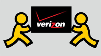 verizon and aol merger art composite