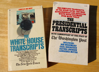 White House Scripts book covers