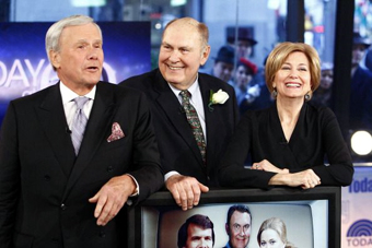 Willard Scott with Tom Brokaw and Jane Pauley