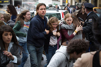 Scene from the movie World War Z